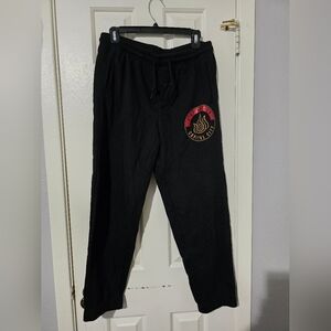 Avatar The Last Air Bender Fire Nation Sweatpants Mens Size Large Black